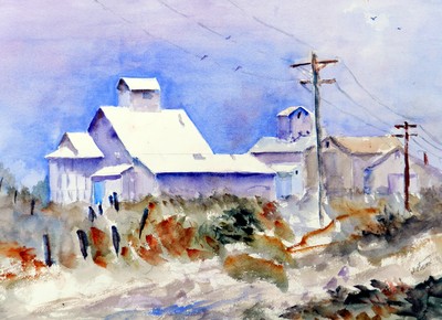 Painting of "Southwest Barn"